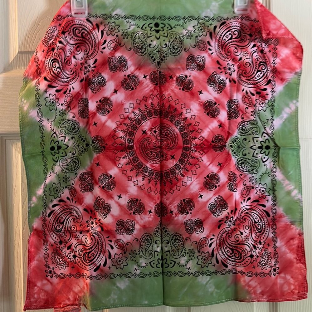 Tie died bandana